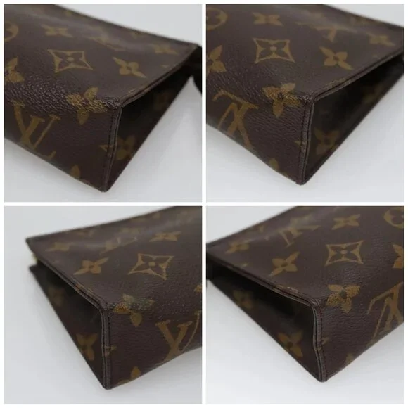 LOUIS VUITTON Monogram Poche Toilette 15 Pouch M47546 LV Auth 139378 - Picture 14 of 16